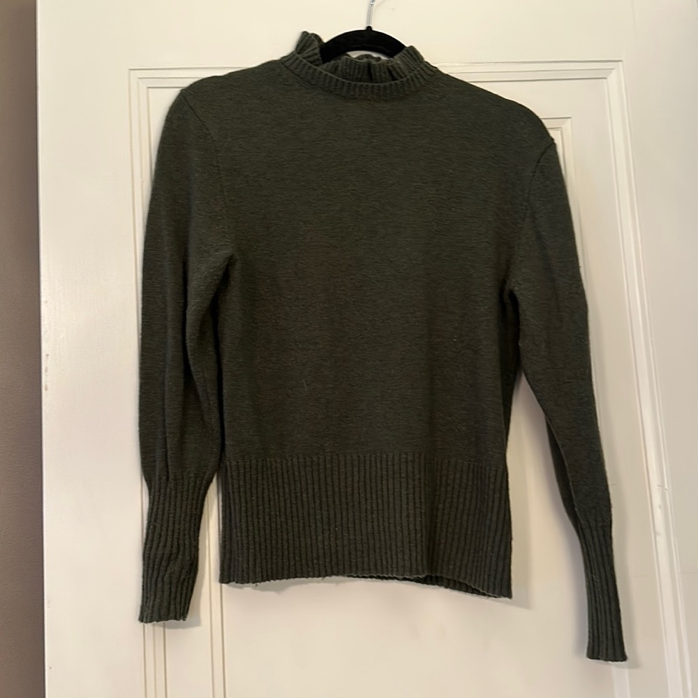 Jcrew ruffle sweater